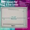 The Beadsmith Treasure Mat Tray and Mat - 11 x 14 Inches - Grey Flocked Tray with Cover - Non-Slip, Rubber Base Mat - Design Board for Jewelry Making